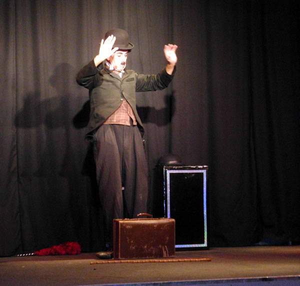 Image of Calvero as Charlei Chaplin