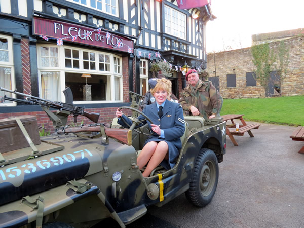 Image of me in the jeep