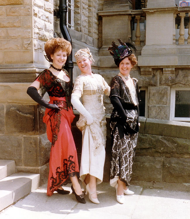 Caroline Fields on set in Til We Meet Again