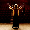 Image of Caroline Fields as Gracie Fields. Click on image to view larger image.  