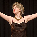 Image of Caroline Fields as Gracie Fields. Click on image to view larger image.  