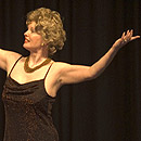 Image of Caroline Fields as Gracie Fields. Click on image to view larger image.  