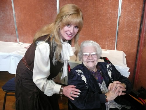 Caroline with one of the Roly Poly's