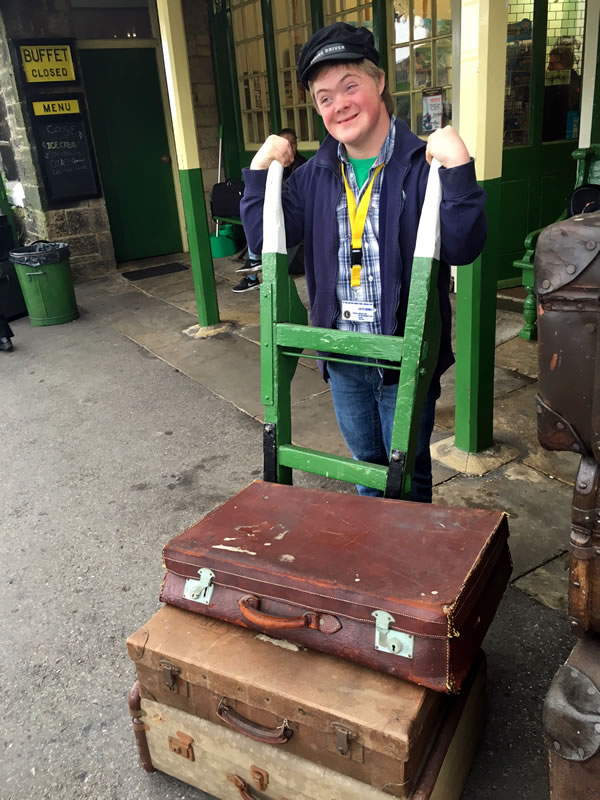 German Exchange - Bolton Abbey Station with Corvin 2 -   OTLEY DAY 2016