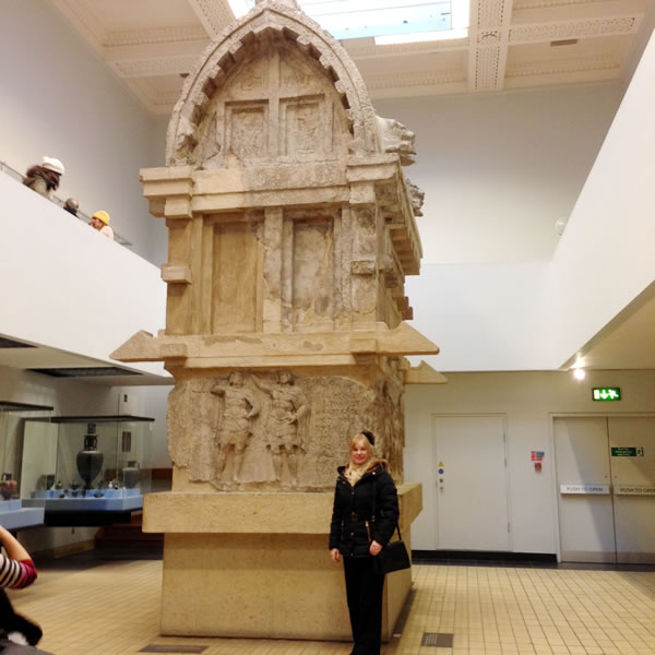 Caroline at the British Museum