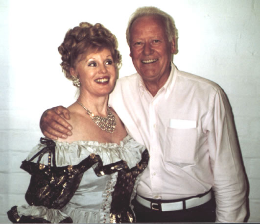 Photograph of Caroline Fields with Craig Douglas.