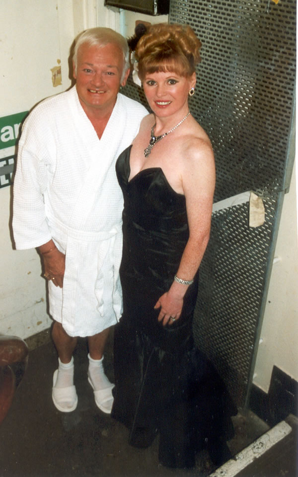 Photograph of Caroline Fields with John Inaman