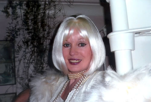 Photograph of Caroline at a 1920's bash