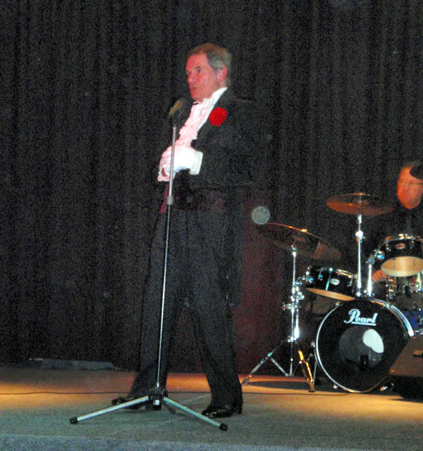 With Chairman Johnny Dennis