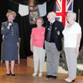 Caroline with members of the Derby British Legion