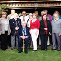 Caroline with members of the Derby British Legion at home