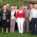 Caroline with members of the Derby British Legion at home