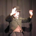 Image of Calvero as Charlie Chaplin