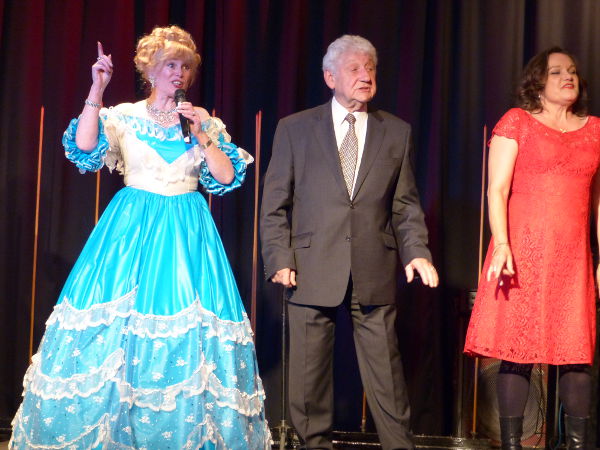 Caroline, Freddie and Judith in The Finale