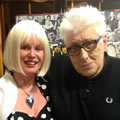 Caroline Fields with the legendary Chris Farlowe