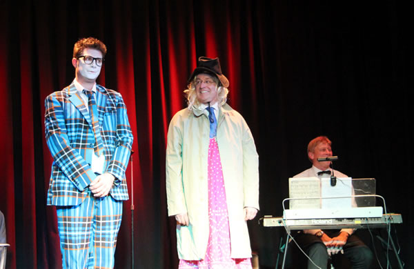 Antonio and 'assistant' Simon