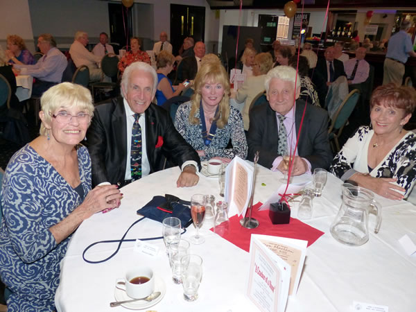 Don McLean table with Caroline Fields